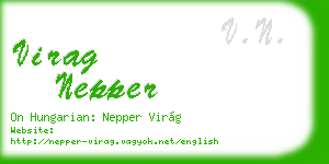 virag nepper business card