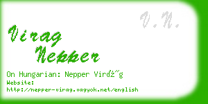 virag nepper business card